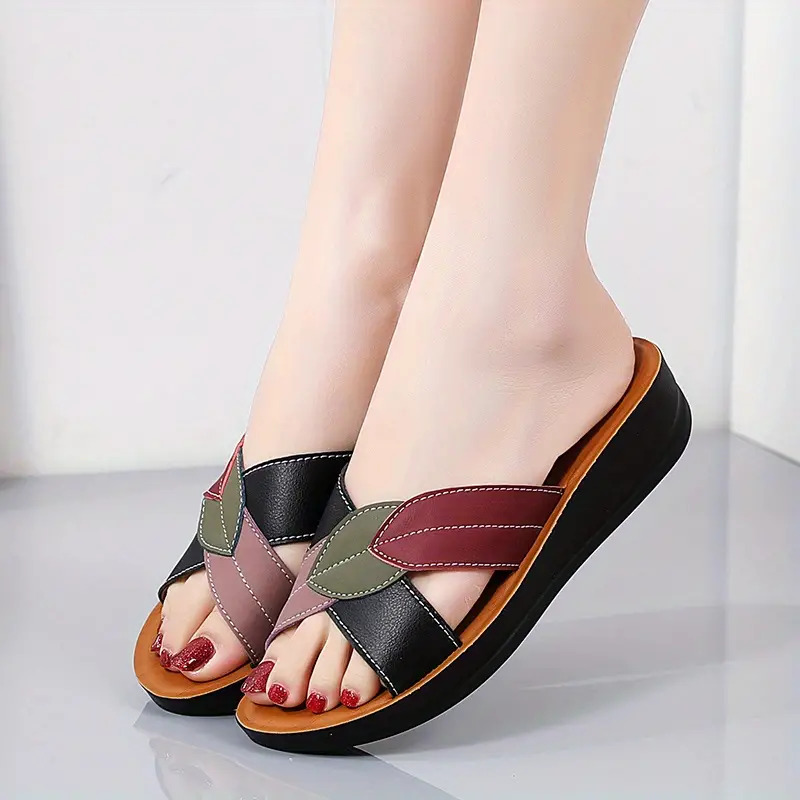 "CROSS SANDAL" SANDALIA PLANA CRUZADA