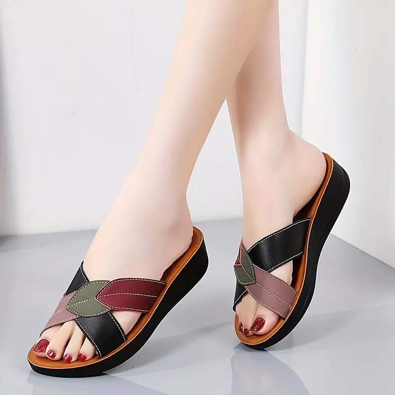 "CROSS SANDAL" SANDALIA PLANA CRUZADA