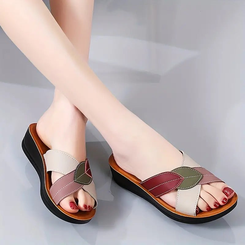 "CROSS SANDAL" SANDALIA PLANA CRUZADA